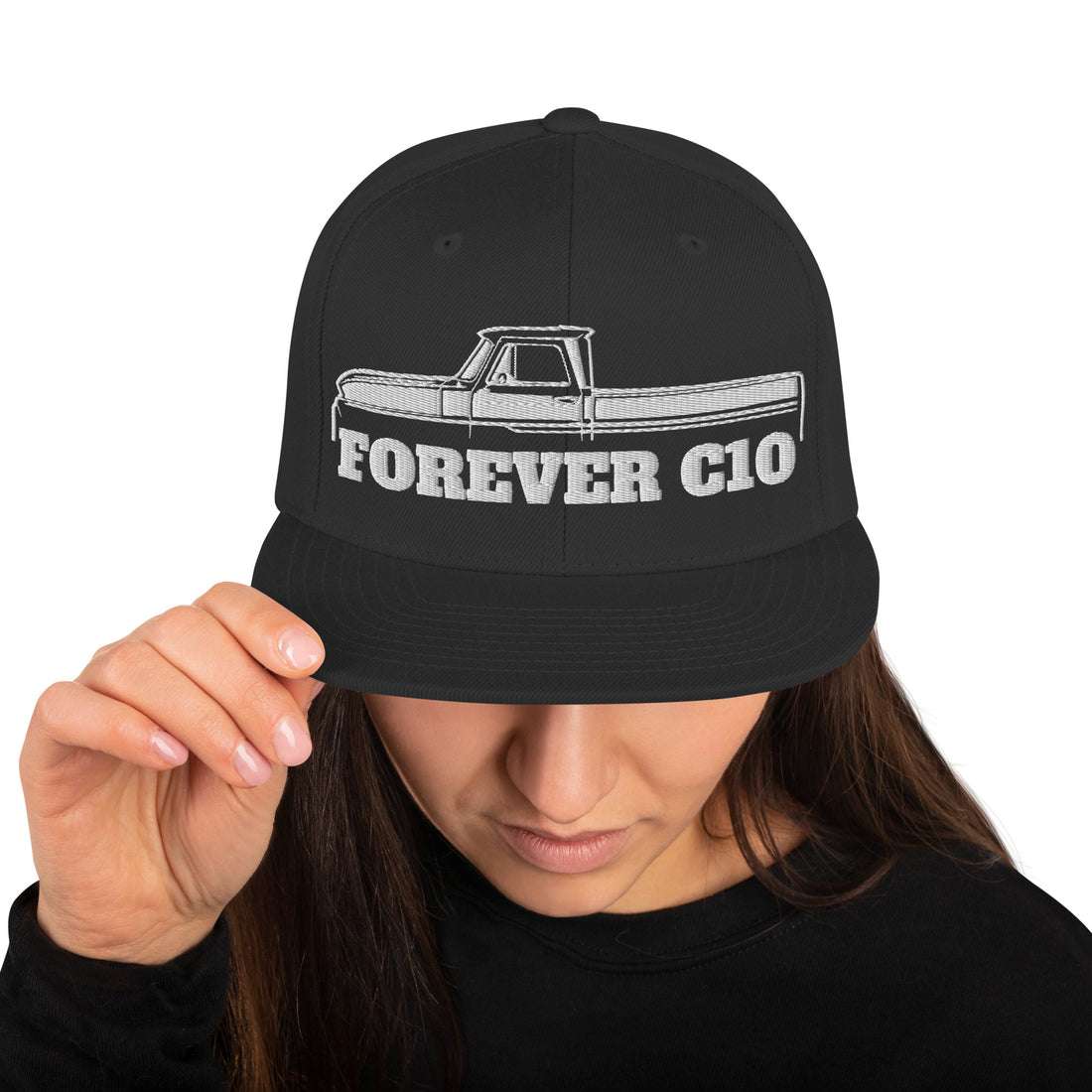 Half Forever Gen 1 Snapback Hat; Embroidered Hat, Snapback Style, Wool Hat