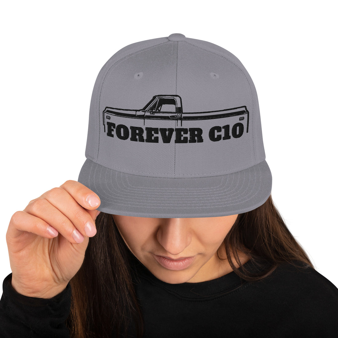 Half Forever Gen 2 Snapback Hat; Snapback Style, Wool Hat, Embroidered Hat