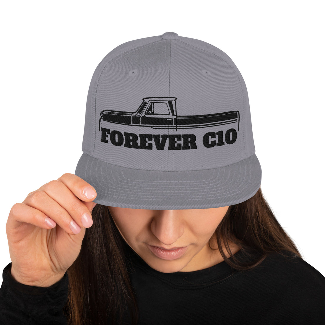 Half Forever Gen 1 Snapback Hat; Wool Hat, Embroidered Hat