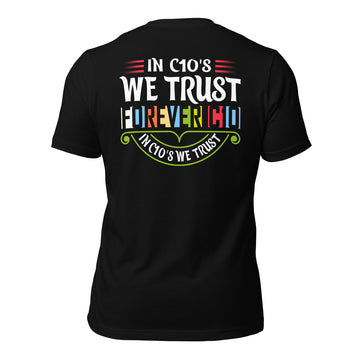 No Trust Issues Unisex T-shirt (Back Print); Gender Neutral T-shirts, Unisex T-shirts, Versatile Unisex T-shirts, Modern Unisex T-shirts, Chic Gender Neutral Tops, Casual Unisex T-shirts, Contemporary Unisex T-shirts