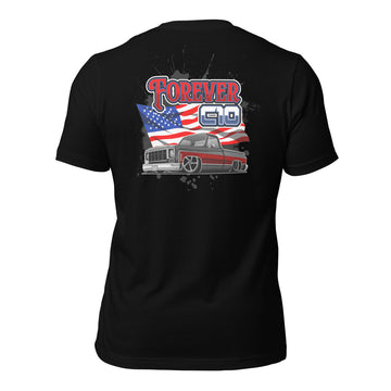 Squared Freedom Unisex T-shirt (Back Print); Universal Fit C10 T-shirt, Chic Fashion-Forward C10 T-shirt, Modern Classic C10 T-shirt, Unisex C10 T-shirt, Women C10 Tops, Men Classic C10 Apparel, C10 Truck Wears