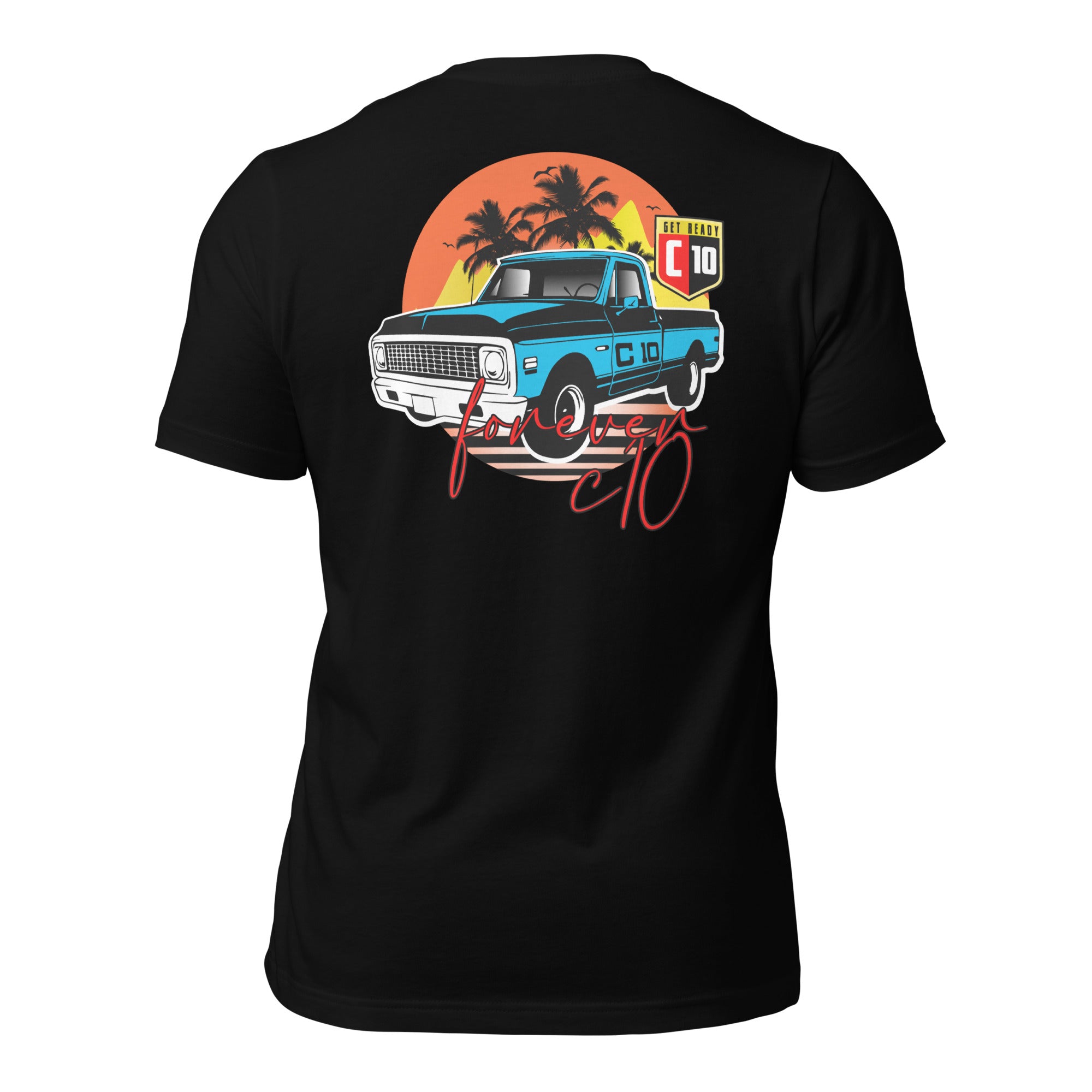 Miami Vibe Unisex T-shirt; Modern Graphic Tees, Unisex C0 T-shirts, Women C10 Graphic Tops, Men C10 T-shirts