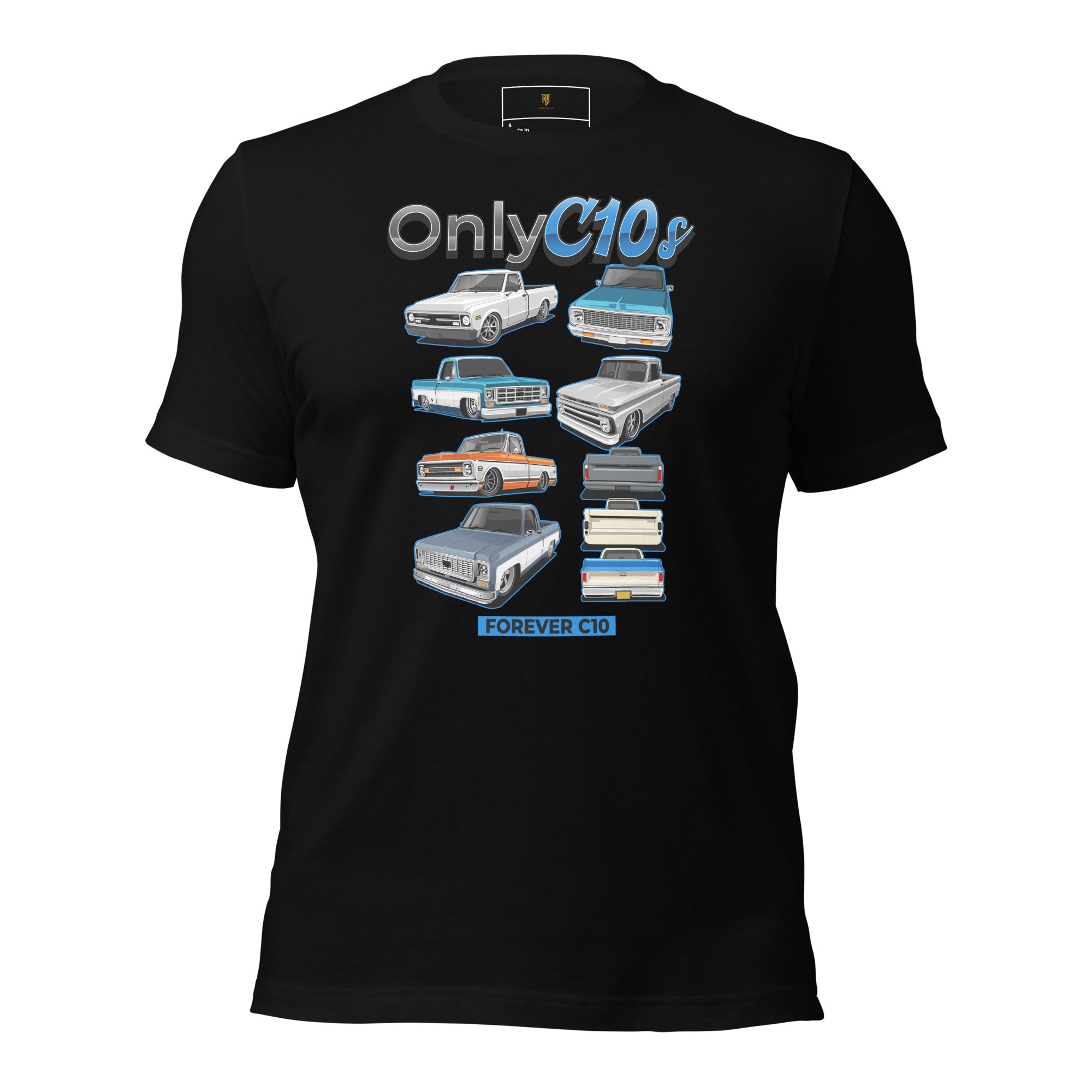 Only C10s Unisex T-shirt; Gender Neutral T-shirts, Best C10 T-shirts, Men Graphic C10 T-shirts, Women C10 Graphic T-shirts