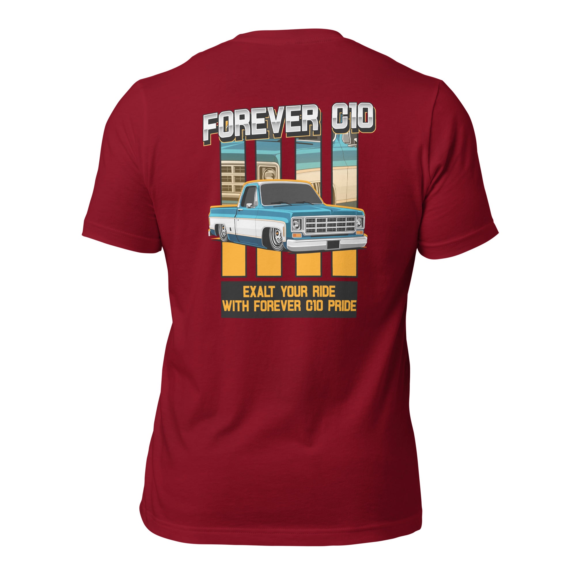 The Gen 3 Forever  Two-Toned Unisex T-shirt (Back Print); Quality Gender Neutral Apparel, Trendsetting Unisex T-Shirts, Urban Unisex Tees, Classic All-Inclusive T-Shirt