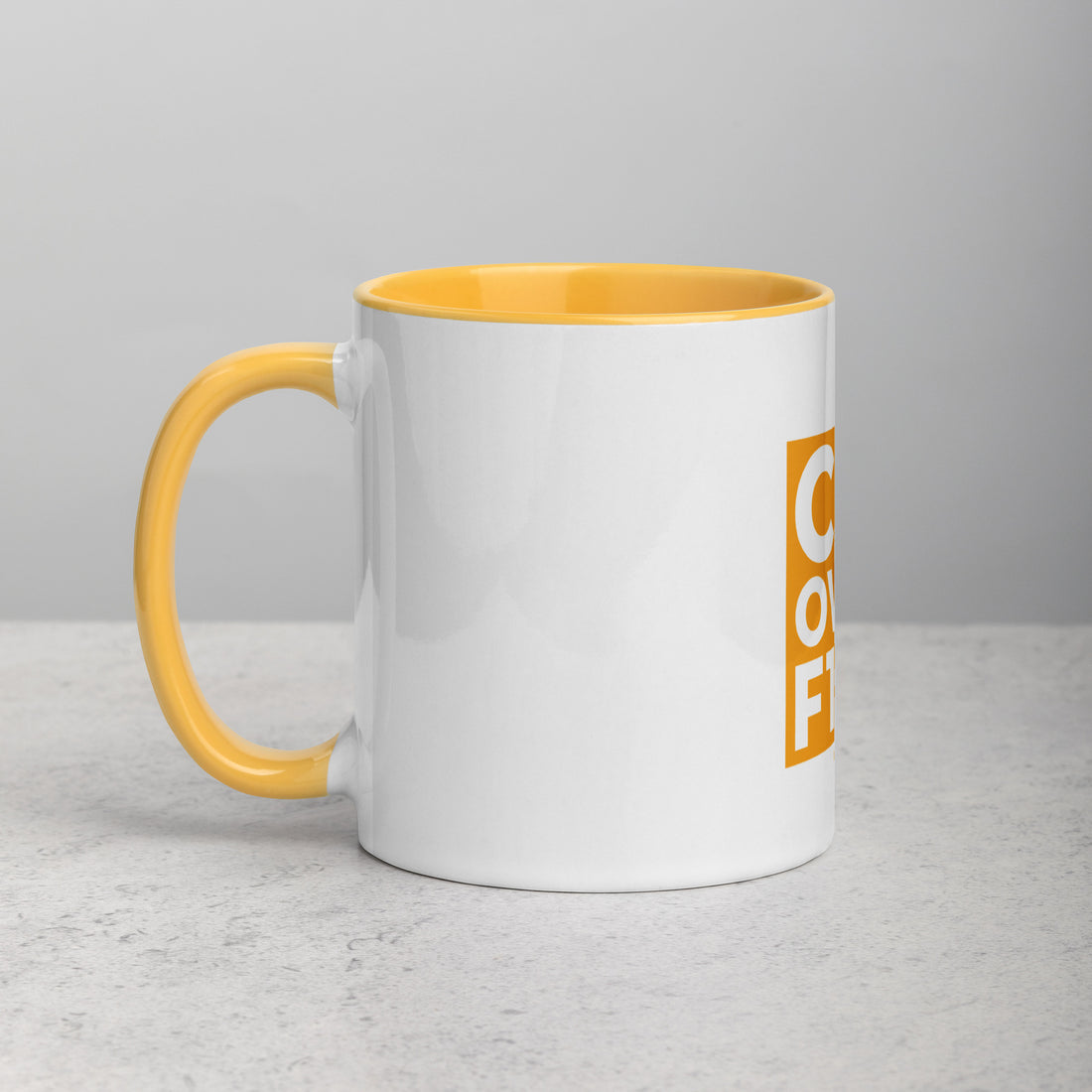 C10 Over F100 Mug with Color Inside; Coffee, Drinkware